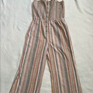 Strapless summer jumpsuit